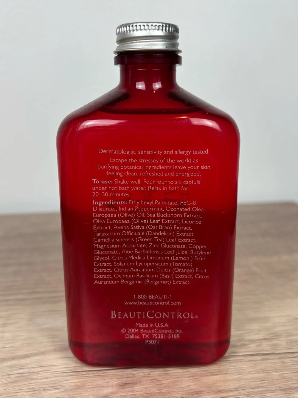 2004 BeautiControl Therma Del Sol Detoxfying Bath Soak 8.5oz Rare & Discontinued